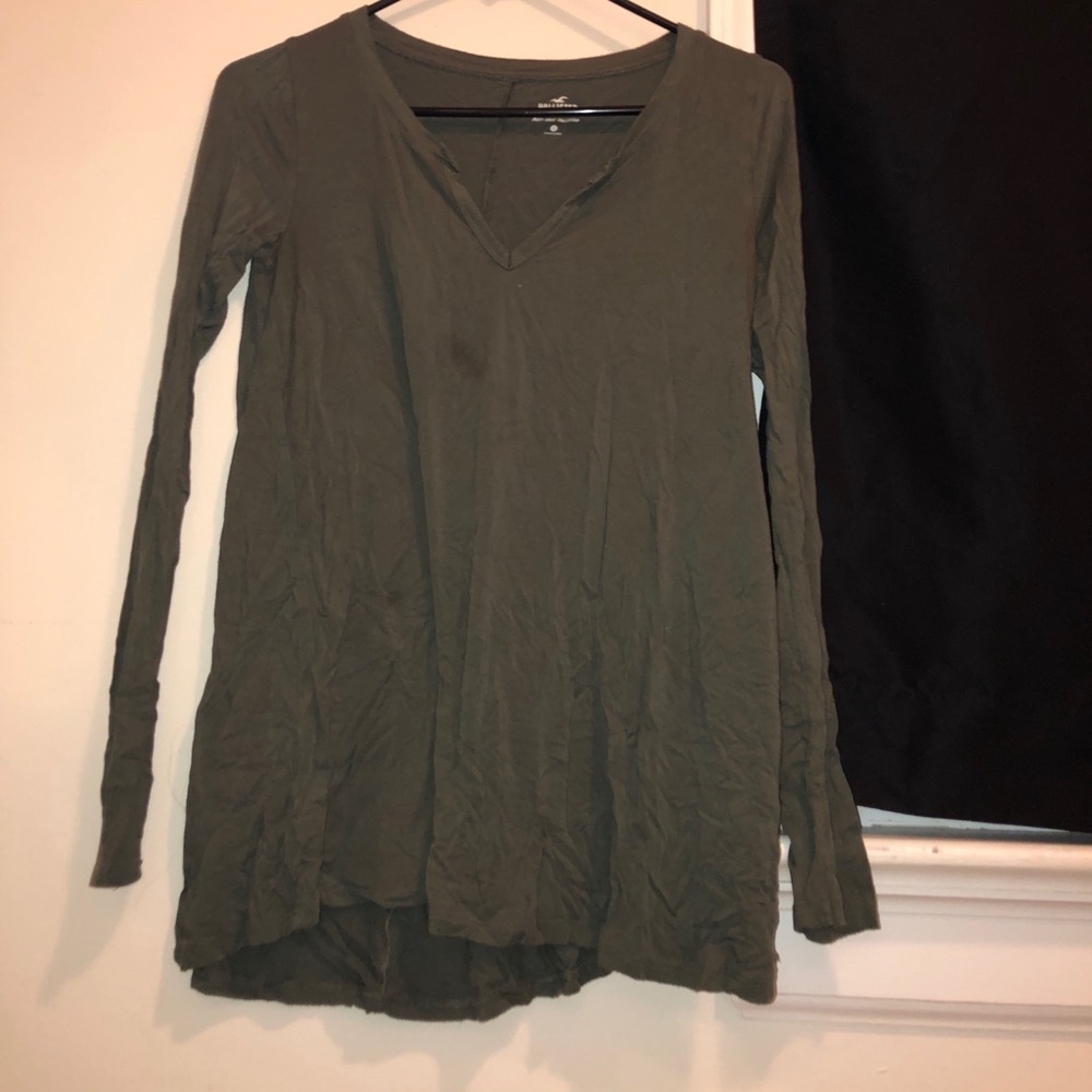 Green hollister top
